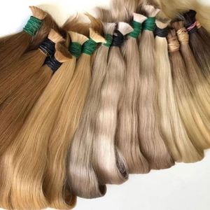 Cheveux vierges russes bruts de qualité supérieure, <span class=keywords><strong>en</strong></span> vrac, sans trame, 100% naturels, non traités, peuvent être teints jusqu'à la couleur blonde - Product Image 2