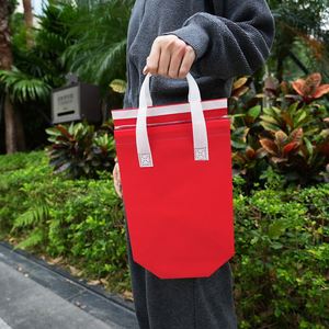Custom Eco Friendly <b>Reusable</b> Non Woven Take Out Thermal <b>Bag</b> Custom Logo Printing <b>Reusable</b> Recycle <b>Bags</b> - Product Image 4