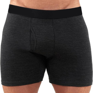 Boxers pour homme CELINNE en laine mérinos, séchage rapide, ouverture frontale, évacuation de l'humidité, confort rafraîchissant, sous-vêtements pour homme - Product Image 1