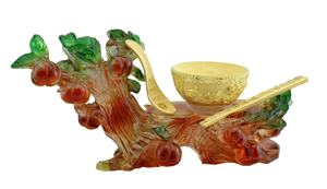 Offre Spéciale 999 décoration de bureau de souvenir de chat chanceux d'or pur pour la richesse - Product Image 3