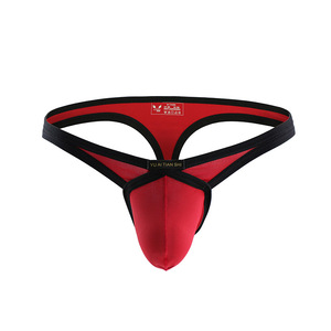 Bán buôn Mens sexy <span class=keywords><strong>thong</strong></span> G-string đồ lót nylon thấp tăng phồng Pouch t-trở lại khiêu dâm đồ lót gay quần lót biểu tượng tùy chỉnh - Product Image 4