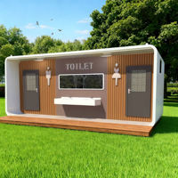 Offre Spéciale : Toilettes Portables Intégrées JY pour Maisons Conteneurs Modernes avec Réservoir d'Évacuation, en Plastique Écologique pour le Camping en Extérieur