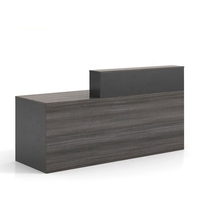 Guangdong Comptoir de réception Bureau design Table de réception en bois blanc