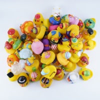 Canard en caoutchouc recyclé avec logo, en PVC, motif Dragon, Léopard, Pinguin métallique, en plastique, pour la chasse, avec pneus, qui couine