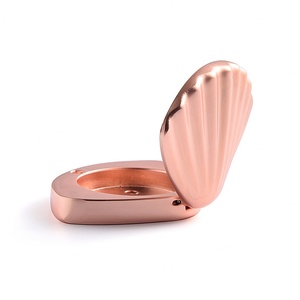 Hot Sale High Quality Shell Shape Delicate Rose Gold <b>Metal</b> Soild Balm Box - Product Image 6