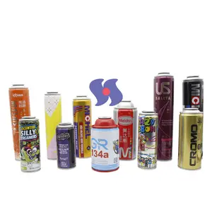 Refillable Aerosol Cans Factory Wholesale 45mm 52mm 57mm 65mm 70mm Tin Bottle Empty Spray Can