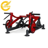 Machine à Squat Multifonctionnelle Commerciale pour Salle de Sport, Station de Presse à Jambes en Acier Robuste avec Barres de Poignée