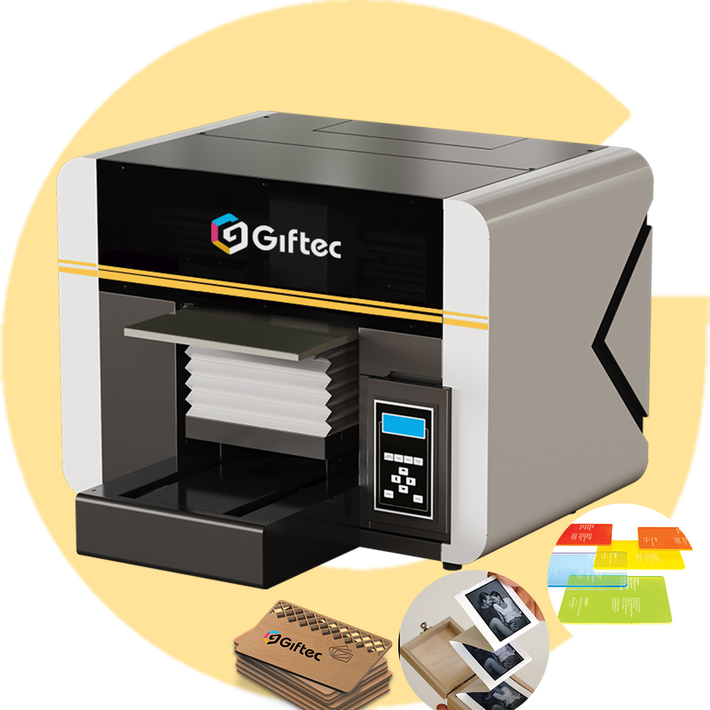 Лучшая машина Giftec для малого бизнеса, печатная машина для визитных карточек с 3d тиснением из золотой фольги A3 Pro CCD UV принтер