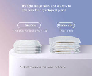 <span class=keywords><strong>Toalla</strong></span> sanitaria de algodón orgánico de calidad <span class=keywords><strong>biodegradable</strong></span> 100% para mujer personalizada al por mayor - Product Image 5