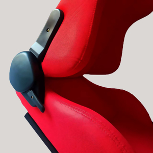 LO03 調整可能なスポーツカーレーシングシート PVC素材 ブラック レッド ブルー カラー 改造レーシングシート - Product Image 2