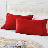 Housse de coussin rectangulaire, couleur unie, options multicolores, commandes personnalisées bienvenues, réductions en gros disponibles