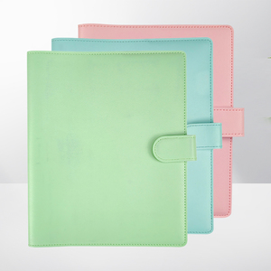 Protège-livre élastique personnalisé A5, couverture souple pour carnet avec bande élastique et poche - Product Image 4