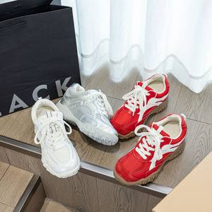 Zapatillas de verano transpirables de malla para mujer, estilo occidental, versátiles, de una sola capa, con aumento de altura, para entrenamiento alemán. - Product Image 2