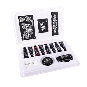 Fête d'halloween Offre Spéciale 8 couleurs peinture corporelle maquillage quotidien robe match corps peinture utilisation de fête visage peinture schéma corporel - Product Image 1