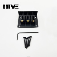 High-end 3-string Electric Guitar Bridge Tuning Peg Accessory - 3-string Ball Bearing Guitar Bridge Tuning Peg Bridge