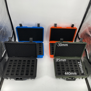 DPC089 <span class=keywords><strong>Boîtier</strong></span> en plastique robuste IP67 <span class=keywords><strong>orange</strong></span> gris bleu étanche antichoc avec mousse pour le rangement des outils et des montres 475*345*125mm - Product Image 3