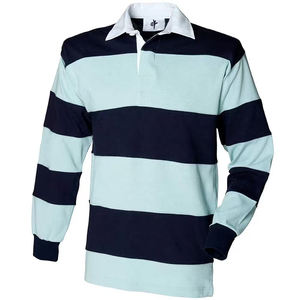 Maglia da rugby vintage Giappone 1932, super pesante, <span class=keywords><strong>a</strong></span> <span class=keywords><strong>righe</strong></span> rosse <span class=keywords><strong>e</strong></span> bianche, con fiori di ciliegio ricamati - Product Image 4