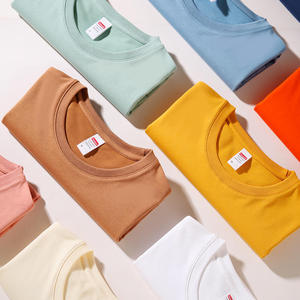 Impression sérigraphique personnalisée en gros, 210 grammes, 100% coton, t-shirt blanc à épaules tombantes, doux pour la peau, t-shirt pour hommes grande taille - Product Image 3