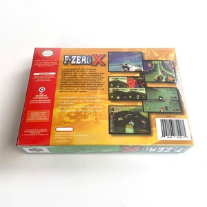 Boîte de remplacement pour cartouche de jeu F-Zero X Box en carton épais de qualité supérieure 64 bits avec plateau pour N64 - Product Image 5