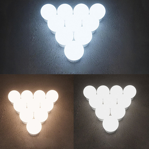 3000K-7000K Atenuación G45 Bombilla Adhesivo de espuma de doble cara Giratorio Moderno LED Baño Maquillaje Espejo Luz - Product Image 1