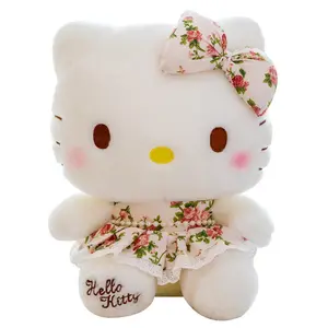 Boneka Kitty lucu grosir, mainan plush boneka kitty doll, hadiah Hari Valentine China untuk pacar