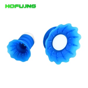 จุกดูดสุญญากาศซิลิโคนสีน้ำเงิน/ขาวแบบหนาพิเศษ CTP-62-S-G03F Hofujng รูปทรงดอกบัว สำหรับบรรจุภัณฑ์อุตสาหกรรม - Product Image 2