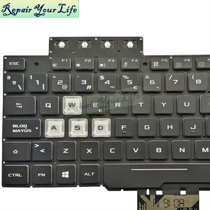 SP RGB backlit คีย์บอร์ดสำหรับ <span class=keywords><strong>Asus</strong></span> FX505 Fx505gd FX505DV FX505DU Fx86 Fx86s FX504 FX80 <span class=keywords><strong>FX705</strong></span> FX705DT FX705DU FX705DY FX705DD FX95 - Product Image 4