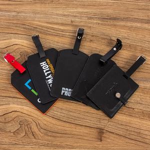 Etiquettes de bagages de <span class=keywords><strong>voyage</strong></span> de luxe multicolores Etiquette de valise pour carte d'embarquement en <span class=keywords><strong>avion</strong></span> Etiquette de bagage en cuir PU vierge Motif à la mode - Product Image 2