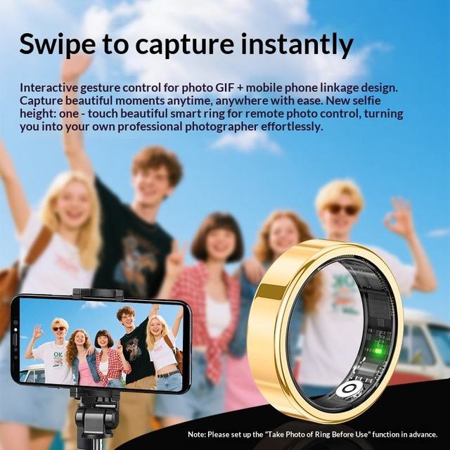 Hot Selling High Quality Smart Ring 2026 Version Health Sports Fitness Tracker Unisex Smart Finger Ring, Customizable