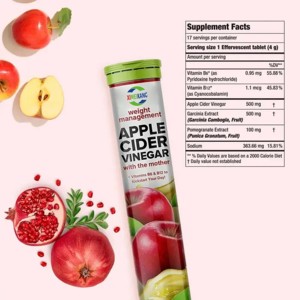 OEM per adulti gestione del peso integratore vegetariano compresse effervescenti estratto di aceto di mele sostenere la combustione del grasso - Product Image 2