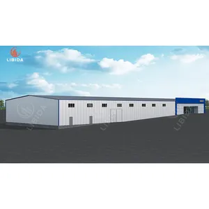 厄瓜多尔设计预制隔热钢结构仓库工厂车间轻饮料建筑