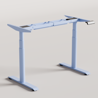 PRORIALS Cadre de bureau électrique à double moteur pour plateau de table de 1200 mm à 2000 mm avec 3 contrôleurs de mémoire