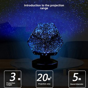 <span class=keywords><strong>Proyector</strong></span> <span class=keywords><strong>de</strong></span> <span class=keywords><strong>Constelaciones</strong></span> Giratorio Romántico con Cielo Estrellado <span class=keywords><strong>de</strong></span> Cuatro Estaciones, con Control Remoto, Luz Nocturna Estilo TikTok - Product Image 4