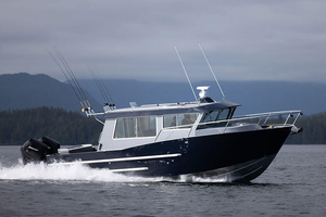 قارب صيد فاخر قابل للتخصيص 27 قدمًا ألومنيوم عالي الجودة للاستجمام المائي وصيد الأسماك خزان مياه يخت رياضي خفيف الوزن - Product Image 5