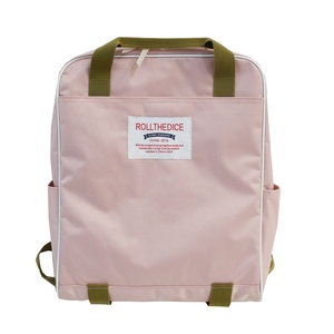 Mochila deportiva informal coreana <span class=keywords><strong>para</strong></span> chicas adolescentes, mochila ligera portátil a la moda con logotipo de parche personalizado <span class=keywords><strong>para</strong></span> estudiantes - Product Image 1