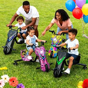 Kart à dérive électrique à 3 roues 36V pour enfants, scooter à dérive électrique alimenté par batterie, kart jouet, voiture jouet, jouets de fête - Product Image 1