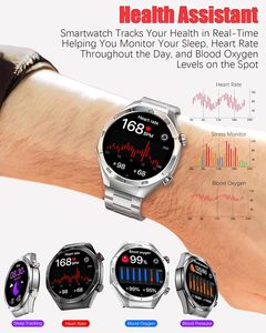 1.52 <span class=keywords><strong>uomo</strong></span> \ "HD <span class=keywords><strong>Touch</strong></span> Screen <span class=keywords><strong>orologio</strong></span> intelligente IP67 impermeabile sport Fitness Tracker per Bluetooth chiamata 24/7 frequenza cardiaca/sangue - Product Image 4