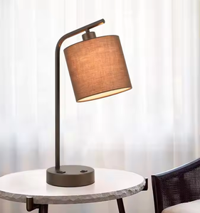 Table de chevet moderne <span class=keywords><strong>lampe</strong></span> de lecture finition bronze foncé <span class=keywords><strong>lampe</strong></span> de table avec USB pour la maison et l'hôtel - Product Image 2