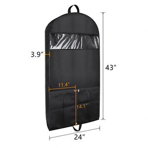 Housse de protection imperméable pour vêtements suspendus, sacs anti-poussière pour costumes homme, sac de rangement non tissé pour vêtements - Product Image 2