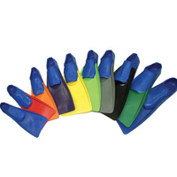 Palmes de natation de Malaisie pour adultes palmes d'entraînement pour enfants surf longues palmes de natation flottantes caoutchouc/Silicone