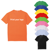 Camisetas Deportivas Personalizables para Hombre, de Secado Rápido, Transpirables, de Talla Grande, de Punto, de Manga Corta, de Poliéster de Buena Calidad