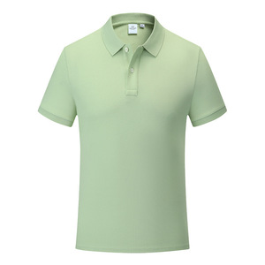 Maglietta da <span class=keywords><strong>Uomo</strong></span> a Collo Alto in Poliestere e <span class=keywords><strong>Cotone</strong></span>, Manica Corta, Alta Qualità, Lavorazione a Maglia, Stile Smart Casual, Ecologica, Asciugatura Rapida, per Attività all'Aperto - Product Image 3