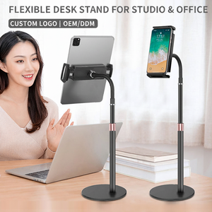 Multifunción 360 ° Soporte de Escritorio para Teléfono, Ajustable y Telescópico, para Transmisión en <span class=keywords><strong>Vivo</strong></span> y Estudio, Soporte Estable para iPad 12.9 - Product Image 1