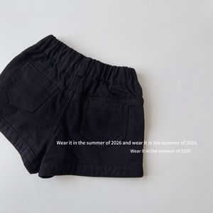 Pantaloncini Estivi per <span class=keywords><strong>Bambina</strong></span> 2026, <span class=keywords><strong>Shorts</strong></span> con Bottoni <span class=keywords><strong>Bianchi</strong></span> e Neri per Bambine e Ragazze - Product Image 5