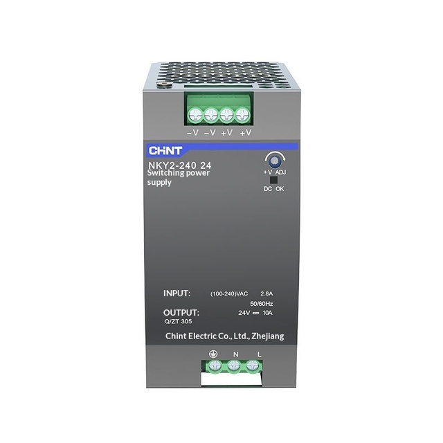 Chint Switching Power Supply NKY2-240 100-240VAC to 24V DC Power Module with Power Monitoring