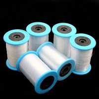 Fil de ligne de poisson 0.2-1mm fil de cordon de perles en Nylon solide non extensible pour la fabrication de bijoux à bricoler soi-même