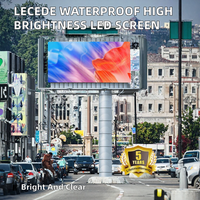 Afficheur LED extérieur étanche haute luminosité, écran couleur pour la publicité
