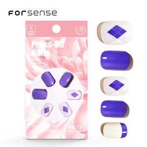 Venta al por mayor de <span class=keywords><strong>uñas</strong></span> postizas de color rosa cuadradas cortas Etiqueta de color rojo privado <span class=keywords><strong>uñas</strong></span> artificiales personalizadas elegante diseñador Prensa <span class=keywords><strong>en</strong></span> <span class=keywords><strong>uñas</strong></span> de lujo - Product Image 1