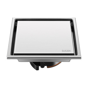 Custom Cross-border American Style Square 304 Stainless Steel Floor Drain Bathroom Shower Room Large Capacity Anti-odor - Product Image 1