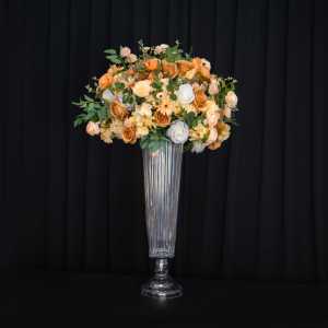 แจกันแก้วทรงสูง76ซม. ทันสมัยสำหรับจัดงานแต่งงานสำหรับต้อนรับสไตล์โรแมนติก - Product Image 1